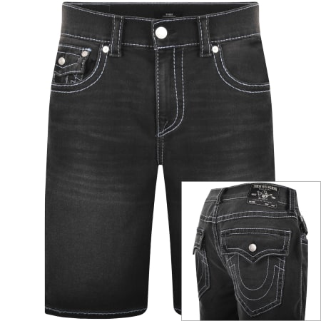 True Religion Bobby Flap Big T Shorts Black | Mainline Menswear us